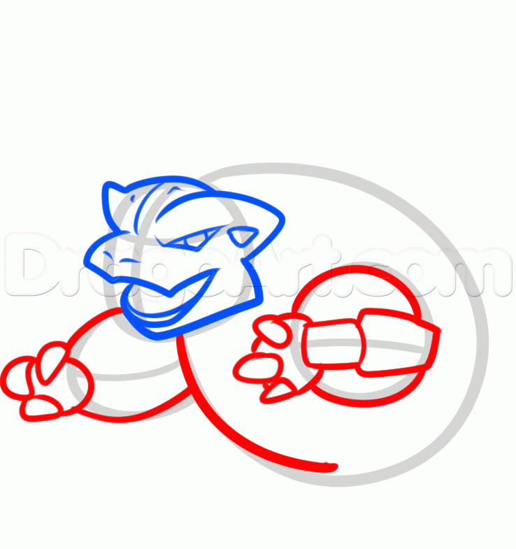 738x785 Draw Mega Blastoise, Step