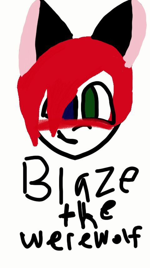 480x854 my blaze the werewolf drawing aphmau amino