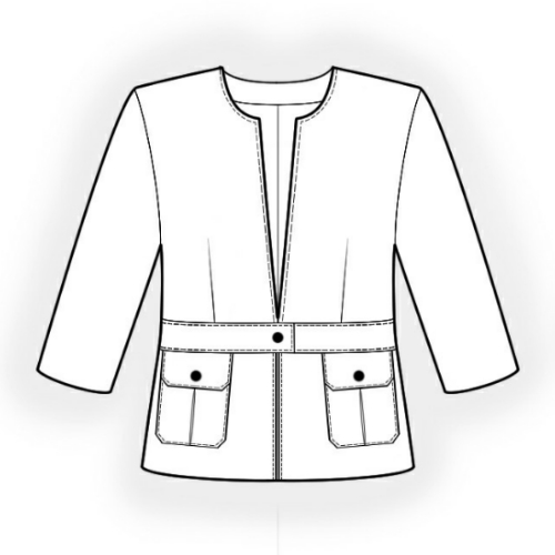 Blazer Drawing | Free download on ClipArtMag