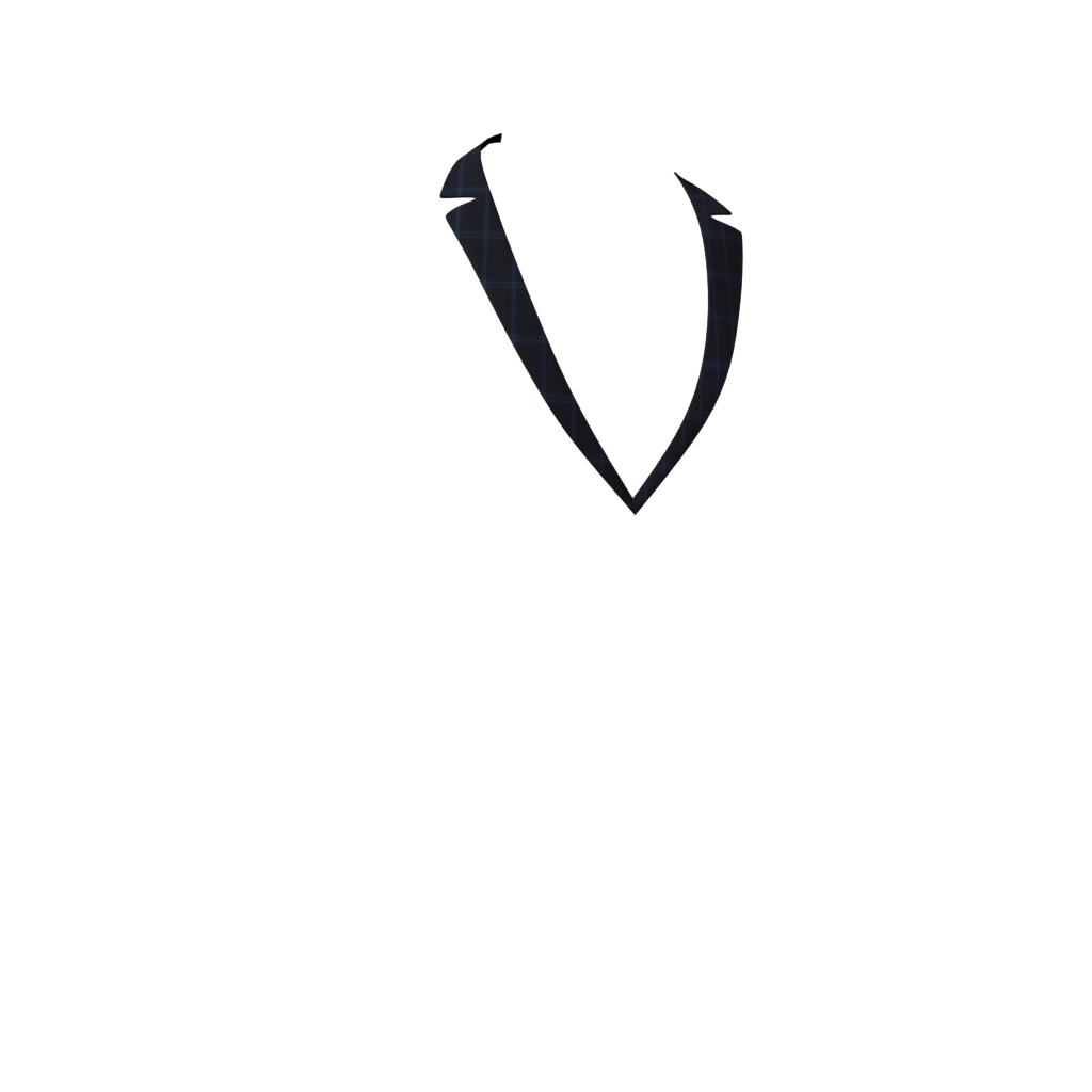 1024x1024 black with blue windowpane checks blazer customize black