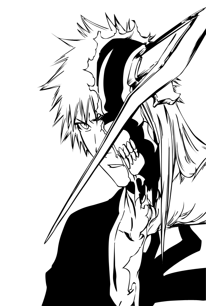 709x1050 Anime Drawing Bleach Ichigo