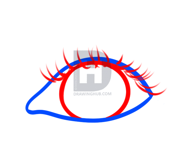 635x515 how to draw a bloodshot eye, step
