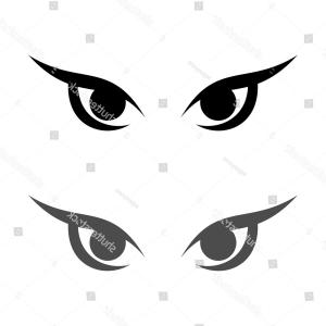 300x300 vector hand drawn illustration girl bleeding eyes vector hand