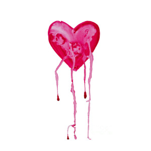 300x300 bleeding heart painting