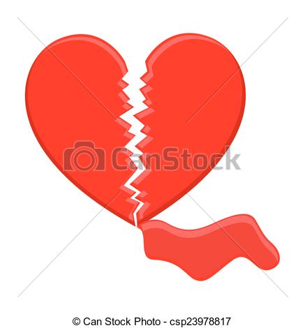 437x470 bleeding heart artistic broken heart with blood vector art design