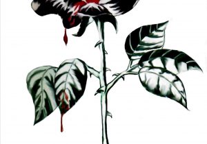 300x210 Flower Drawing With Flowers Drawing How To Draw Rose Floral Art