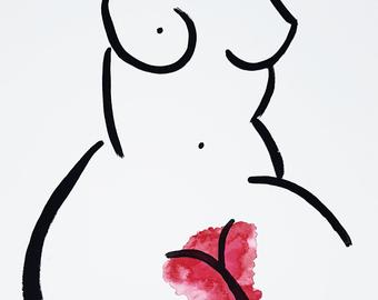 340x270 Bleeding Art Drawing Etsy