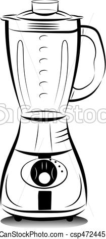 210x470 Collection Of Free Blender Clipart Black And White Bean Clipart