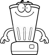 210x235 Happy Cartoon Blender Stock Photos