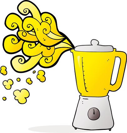 406x423 Cartoon Blender Going Crazy Stock Vectors