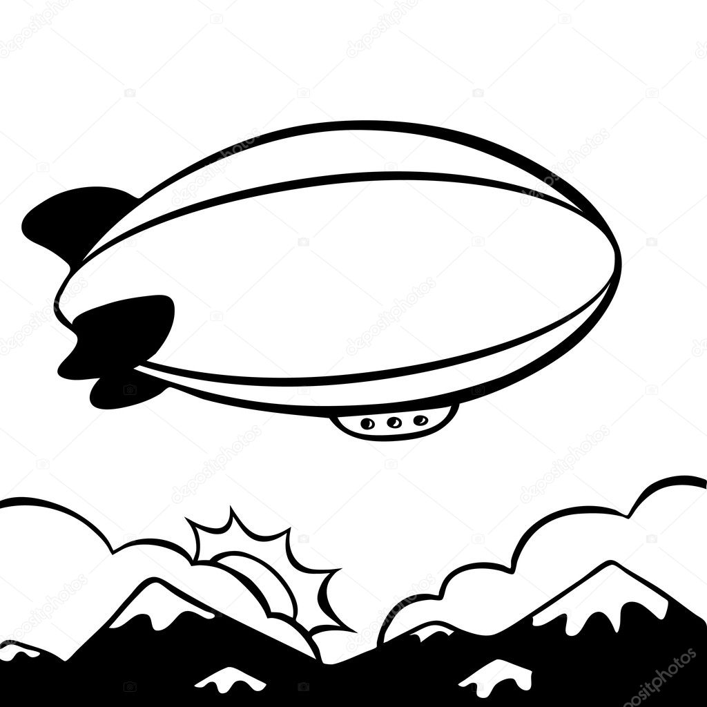 Blimp Drawing