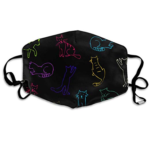 522x522 Playing Cats Drawing Unisex Environmental Anti Dust