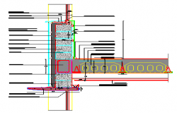 250x160 wall of concrete block vibrator design drawing