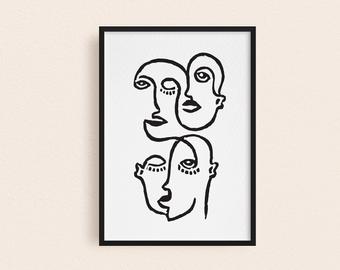 340x270 Block Print Wall Art Etsy