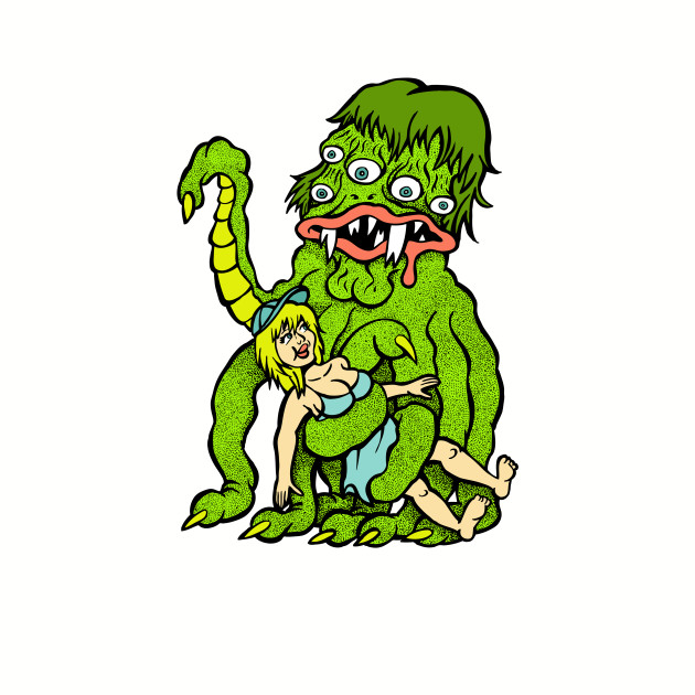 630x630 Sea Monster Blonde Girl