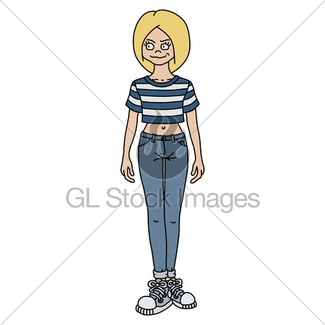 325x325 The Funny Blonde Girl Gl Stock Images