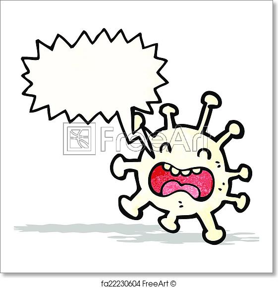561x581 Free Art Print Of Cartoon White Blood Cell Freeart