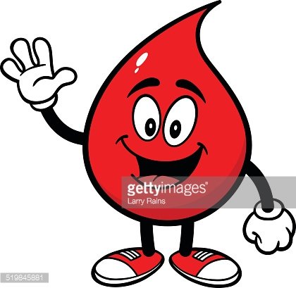 420x409 Blood Drop Waving Premium Clipart
