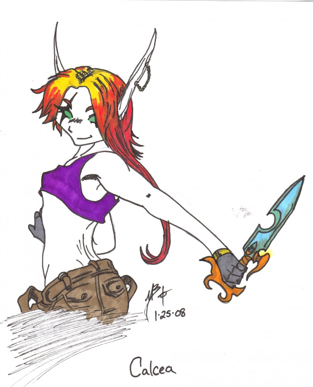 1034x1280 calcea the rogue blood elf