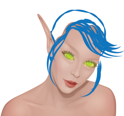 411x387 Create A Blood Elf Inspired Portrait In Illustrator