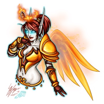 360x360 My Blood Elf Death Knight