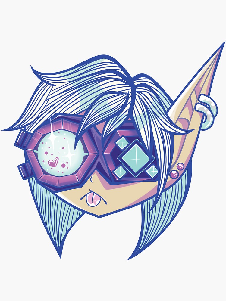 750x1000 Blood Elf Chibi Sticker