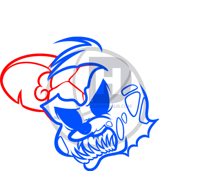 942x720 How To Draw Zombie Jerry, Step