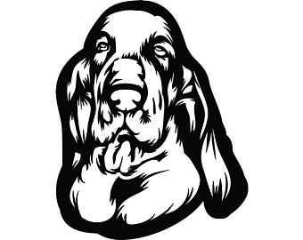 Bloodhound Drawing | Free download on ClipArtMag