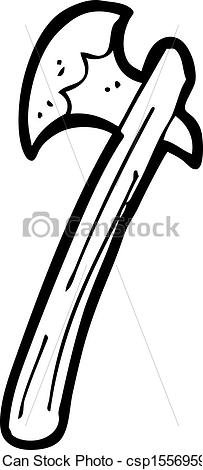 203x470 Cartoon Bloody Axe Vectors