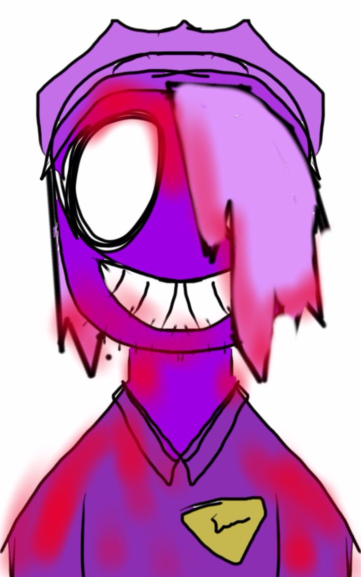 710x1136 emo purple guy fnaf bloody doodle doodles doodles, drawings