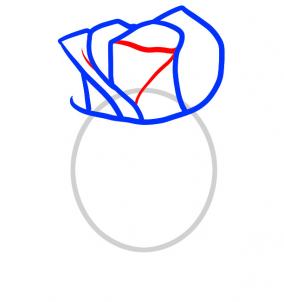 284x302 How To Draw A Bloody Rose, Step