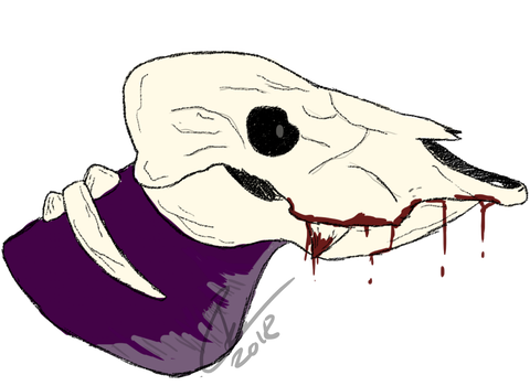 480x350 Bloody Skull