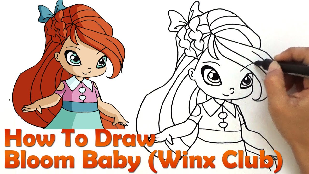1280x720 how to draw bloom baby from winx club hde