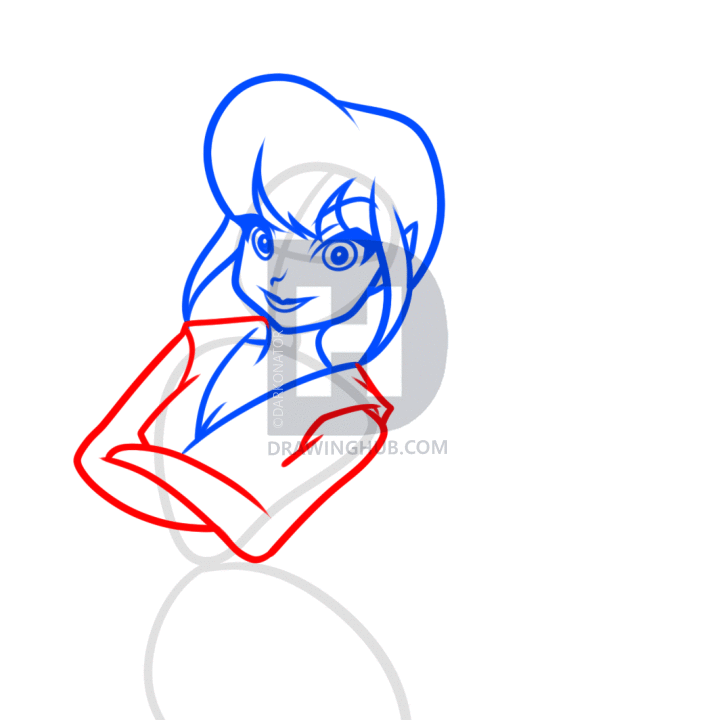 726x720 how to draw fawn from disney pixies, step