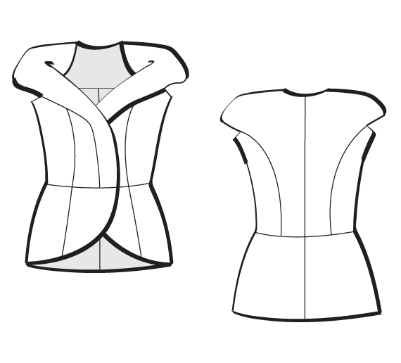 570x516 Pattern Review Marfy Jacket