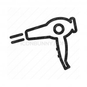 300x300 Blow Dryer Line Filled Icon