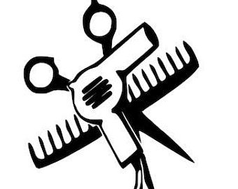 340x270 Blow Dryer Decal Etsy