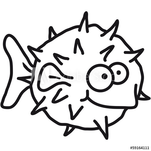 500x500 funny blowfish