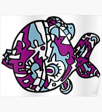 210x230 blowfish drawing posters redbubble
