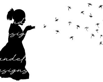340x270 Dandelion Girl Etsy