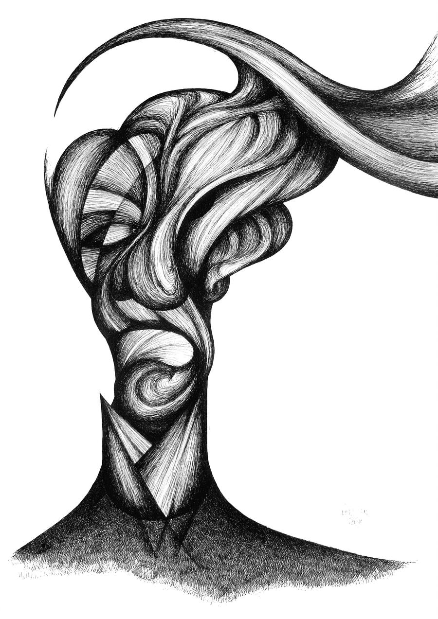 900x1273 Hair Blowing In The Wind