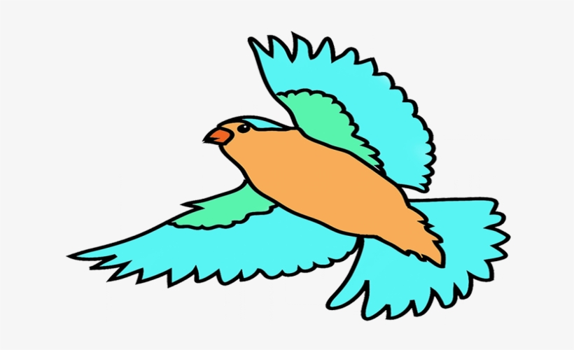 820x500 Bird Flying Clipart