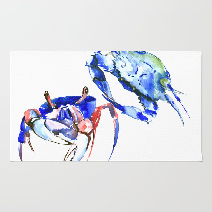 700x700 blue crab sea world seafood restaurtant kitchen wall art crab