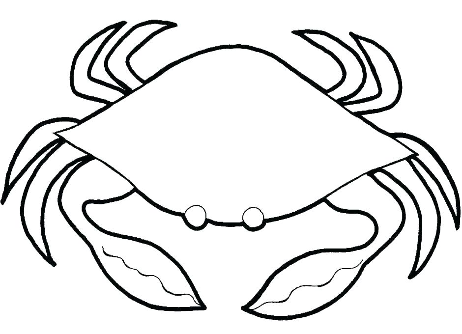 940x680 Crab Coloring Pages Blue For Teens