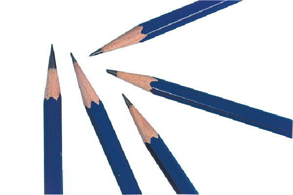 600x398 general's hexagonal non toxic drawing pencil, thin tip, blue