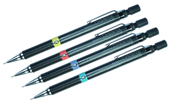 616x356 Zensations Drafix Technical Drawing Sketching Pencil Zebra Pen