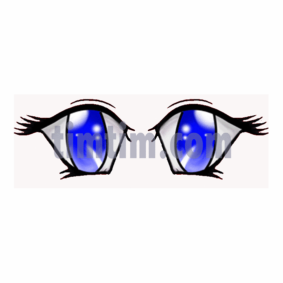 567x567 Free Drawing Of Large Blue Eyes From The Category Beauty Fashion