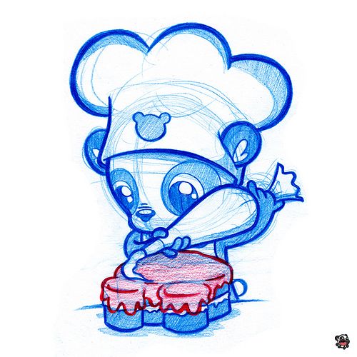 500x500 Panda Masterchef In Drawings Disney Drawings, Cute