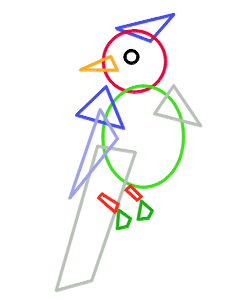 250x300 How To Draw A Bird