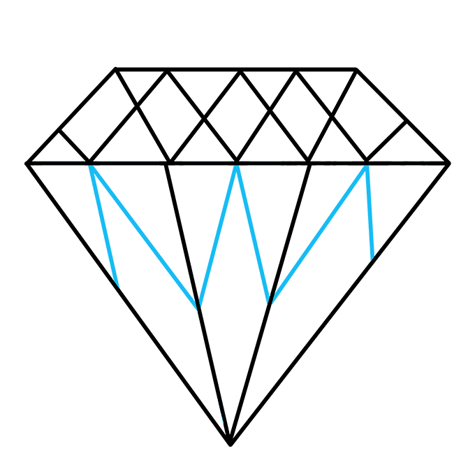 680x678 How To Draw A Diamond